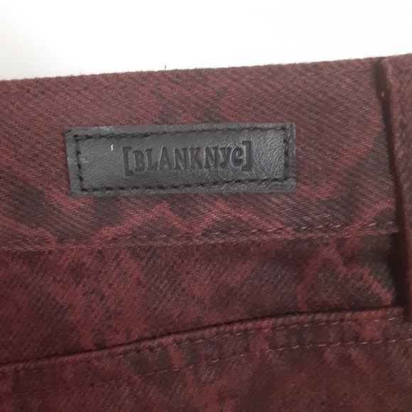 Blank NYC | Snakeskin Print Denim Skirt - Picture 5 of 7